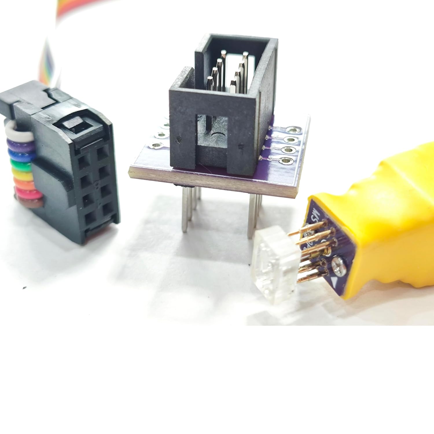 Sop8150mil Sop8 208mil WS0N 6x5 WSON 8x6 QFN8 DFN8 Test Probe Line Chip Probe Wire Needles Replaceable EEPROM 24C 25C 93C chip Clip for USB Programmer T76,T56,T48,RT809H Ect (MSOP8 3 * 3)