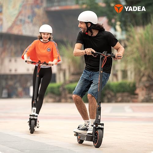 Miniatura 8 de YADEA Scooter eléctrico KS5 Pro para adultos velocidades máximas de 218 MPH 372 millas de largo alcance 3 modos ajustables doble absorción de
