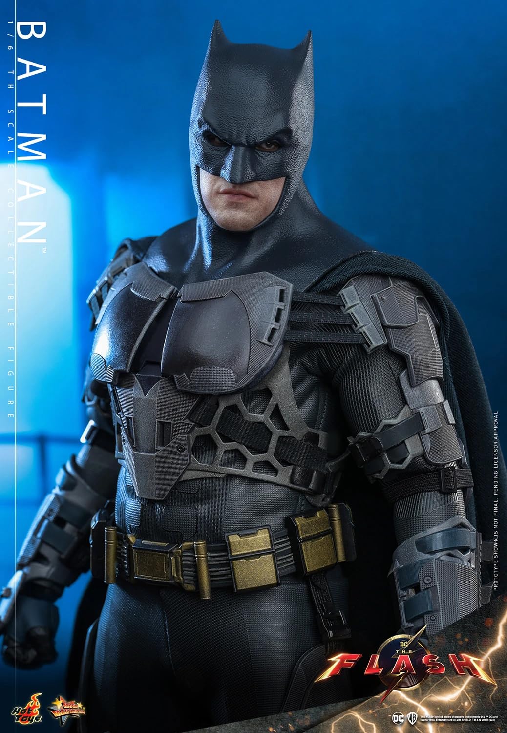Hot Toys The Flash - Statuetta Movie Masterpiece 1/6 Batman, 30 cm
