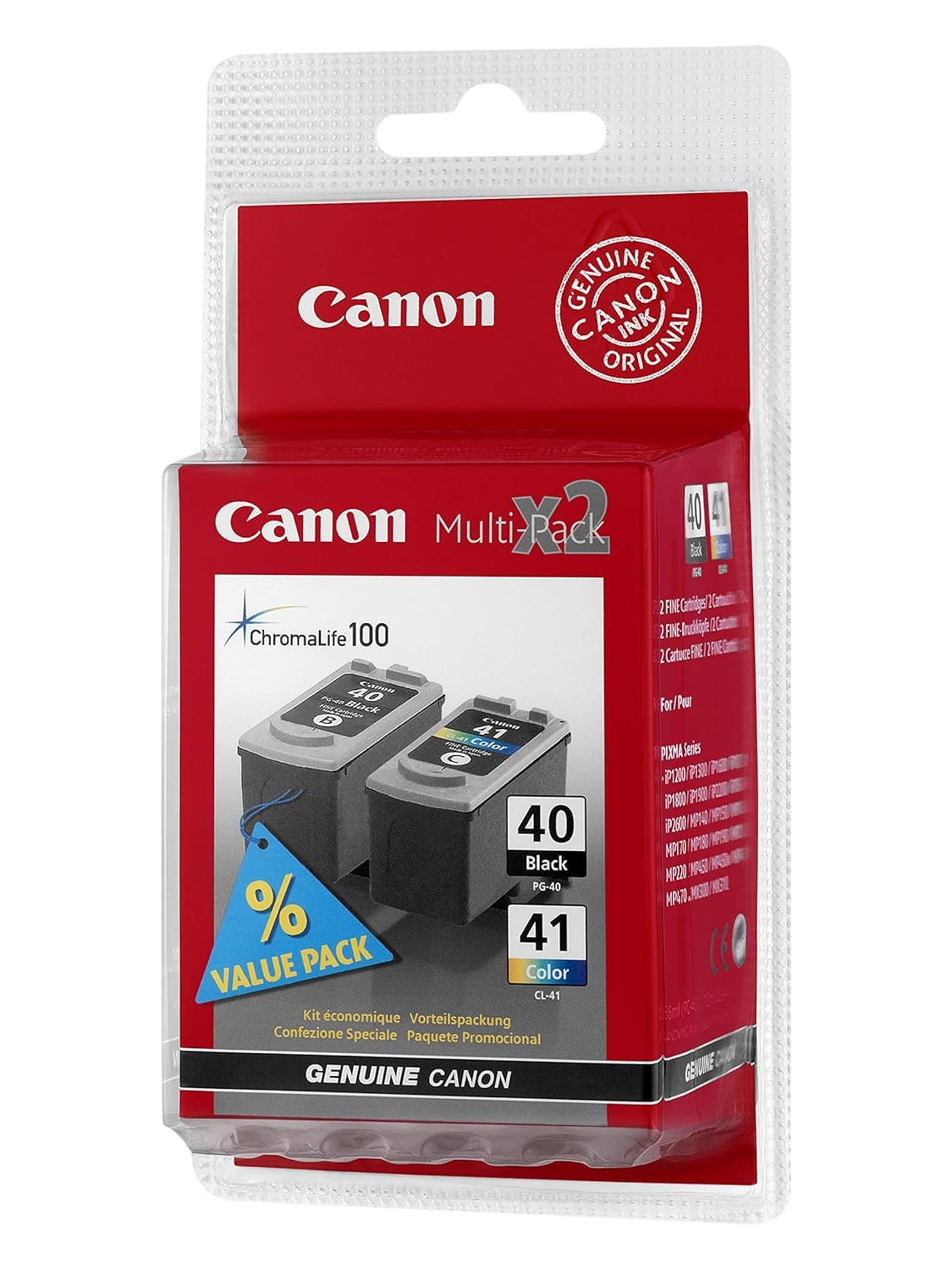Canon PG-40+CL-41 0615B043 oryginalny tusz do drukarki atramentowej Pixma Inkjet