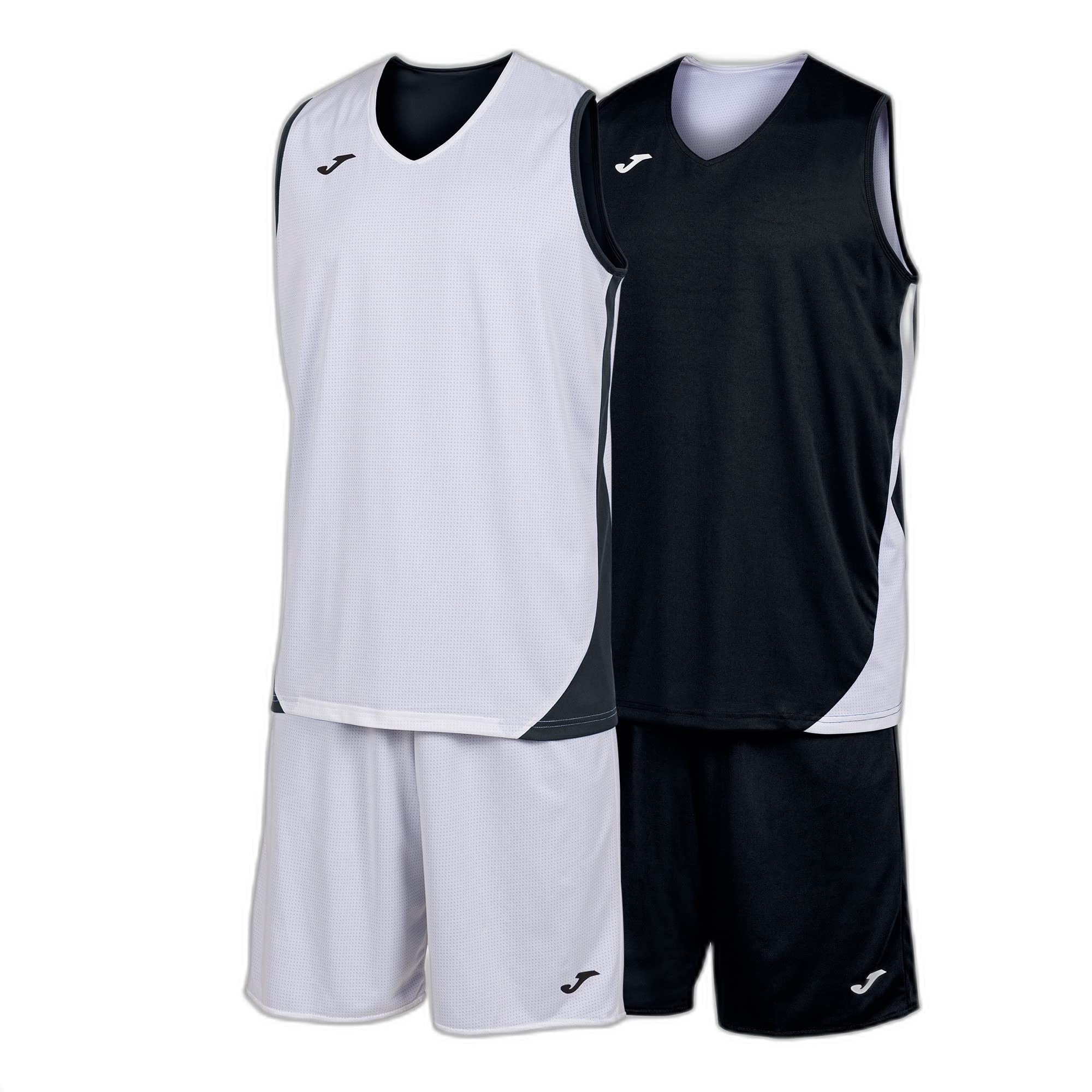 Joma Unisex Set Kansas Schwarz Weiß Ausrüstung