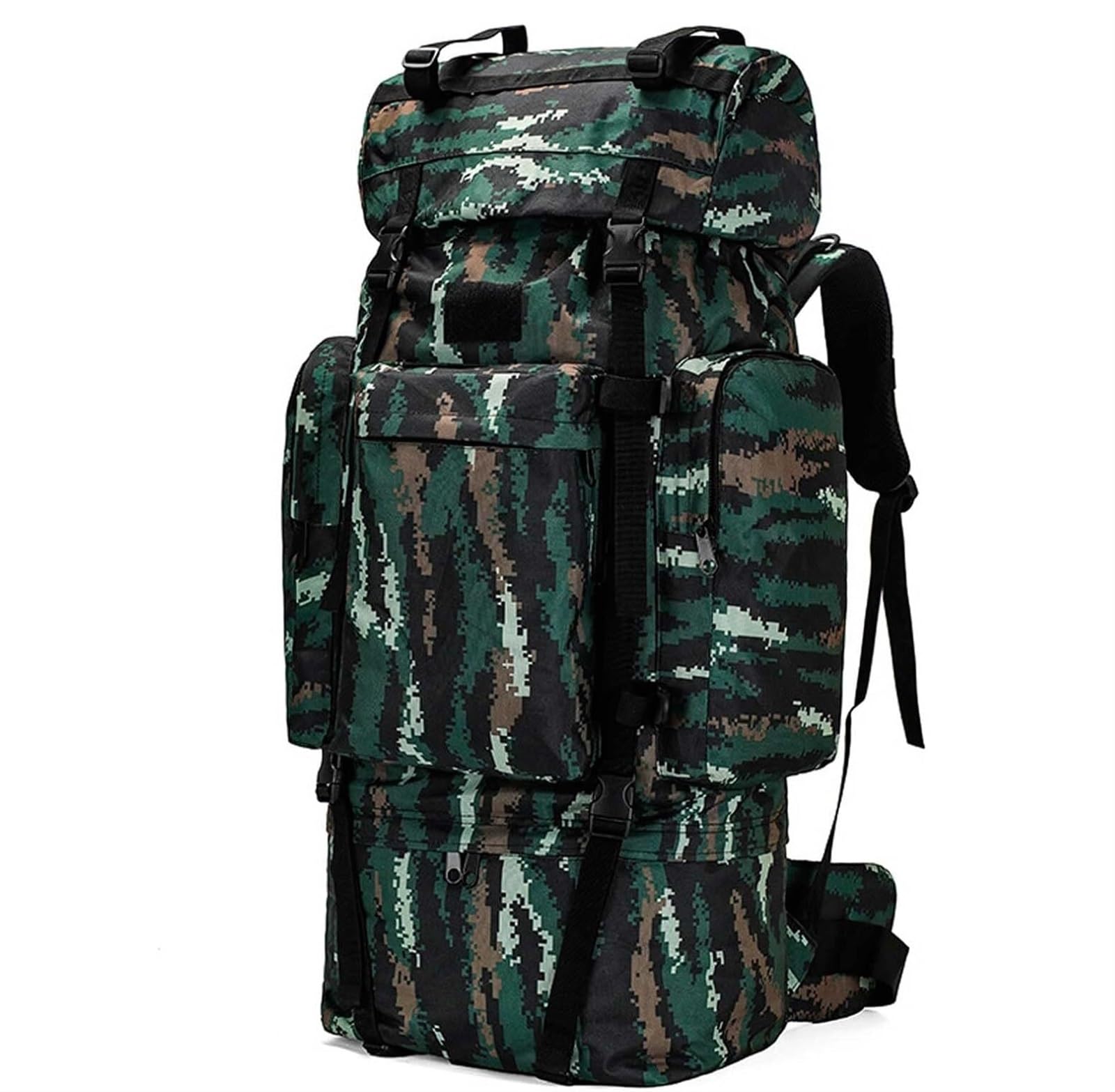 Plecak Turystyczny Plecak Trekkingowy Wodoodporny Duży Plecak Dzienny O Pojemności 110 Litrów Do Pieszych Wędrówek Na Świeżym Powietrzu Camping Trekking, Odporny Na Rozdarcia Torba Alpinistyczna(C)