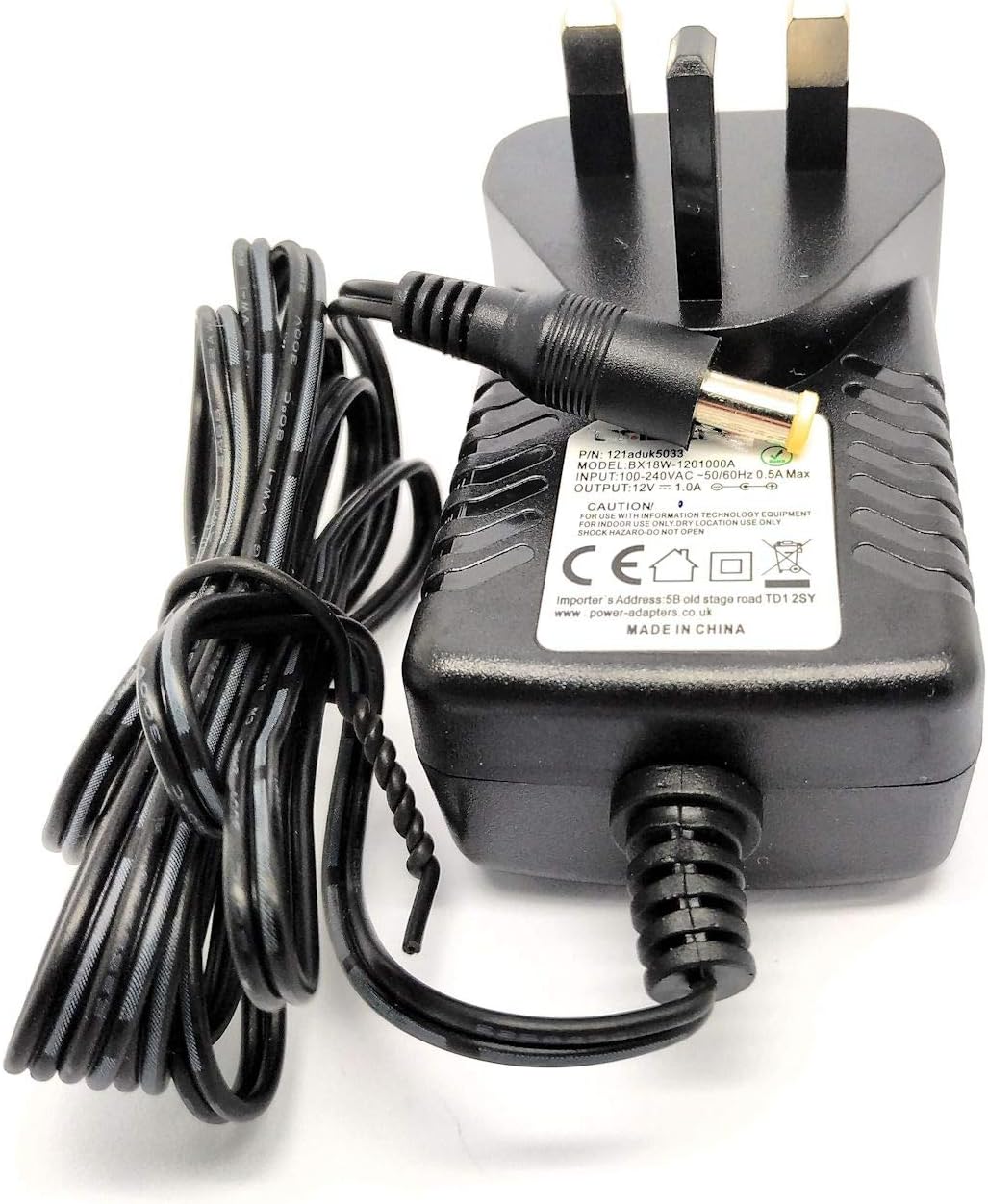 To Fit MAKITA DMR109 Jobsite Radio Power Supply Adapter Plug MAINS 12V 2A AC DC