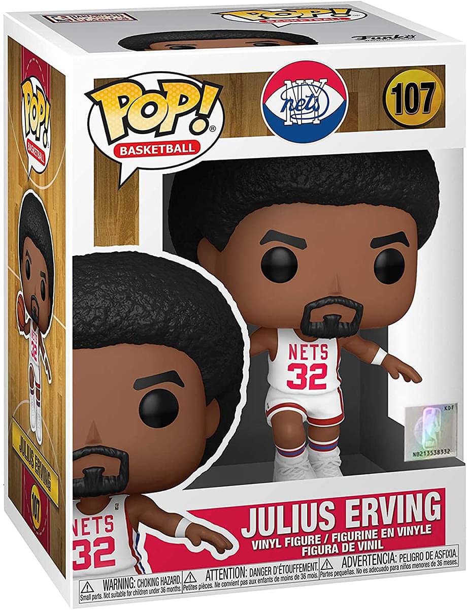 Amazon.com: Funko POP NBA: Legends - Julius Erving (New York Nets