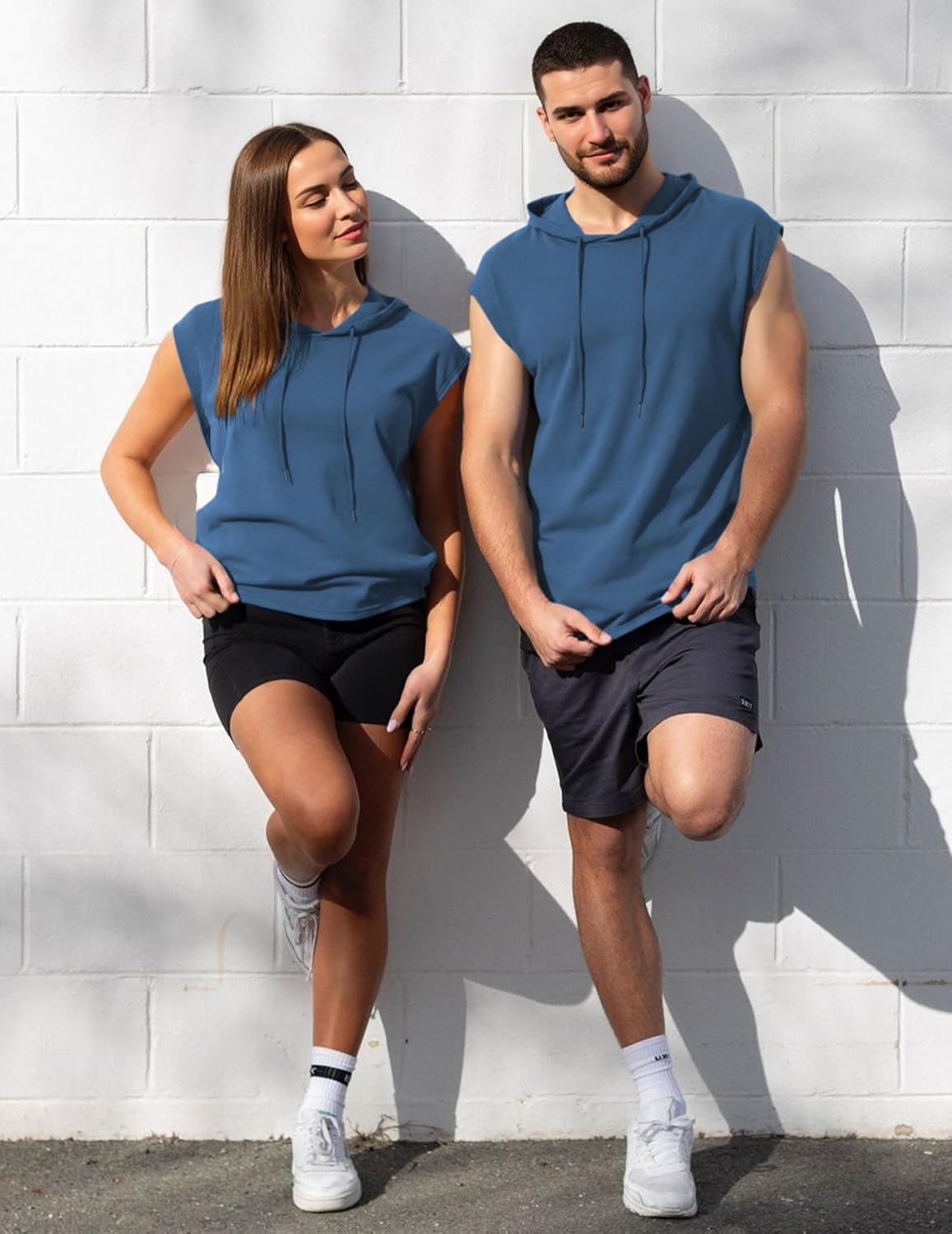 JMIERR Men's Drawstring Hooded Shirts - Casual Loose Fit Cotton Hoodies Tee Shirt for Daily Wear - Image 9