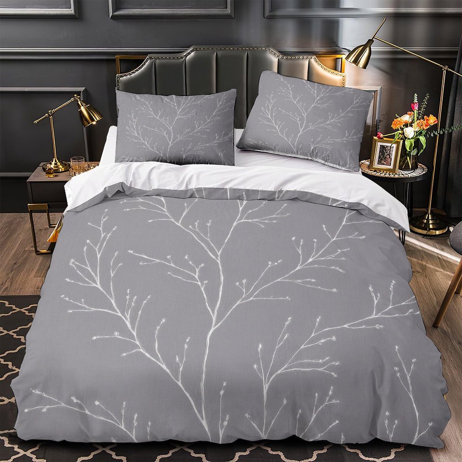 Linge de lit chimpanzé 3D super doux finitions premium