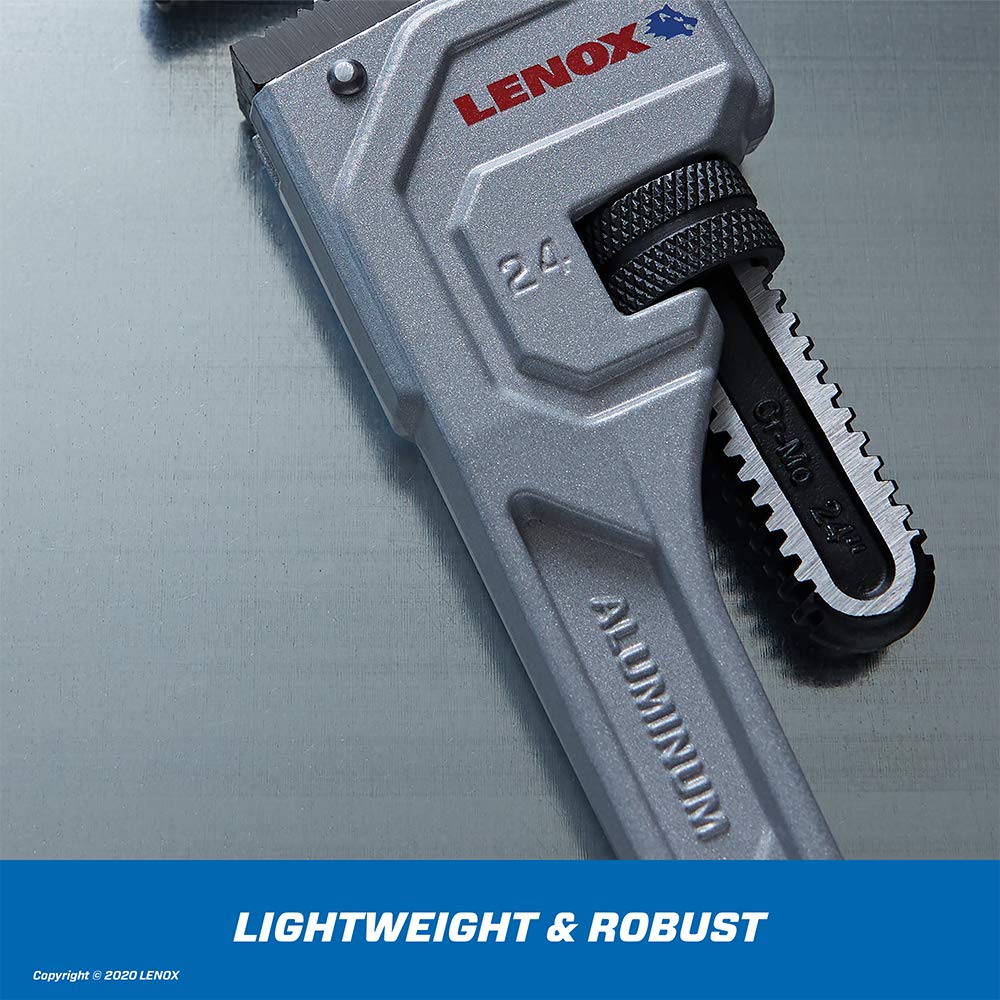 Lenox Aluminum Pipe Wrench, 24 Inch (LXHT90624), Multi - Image 4
