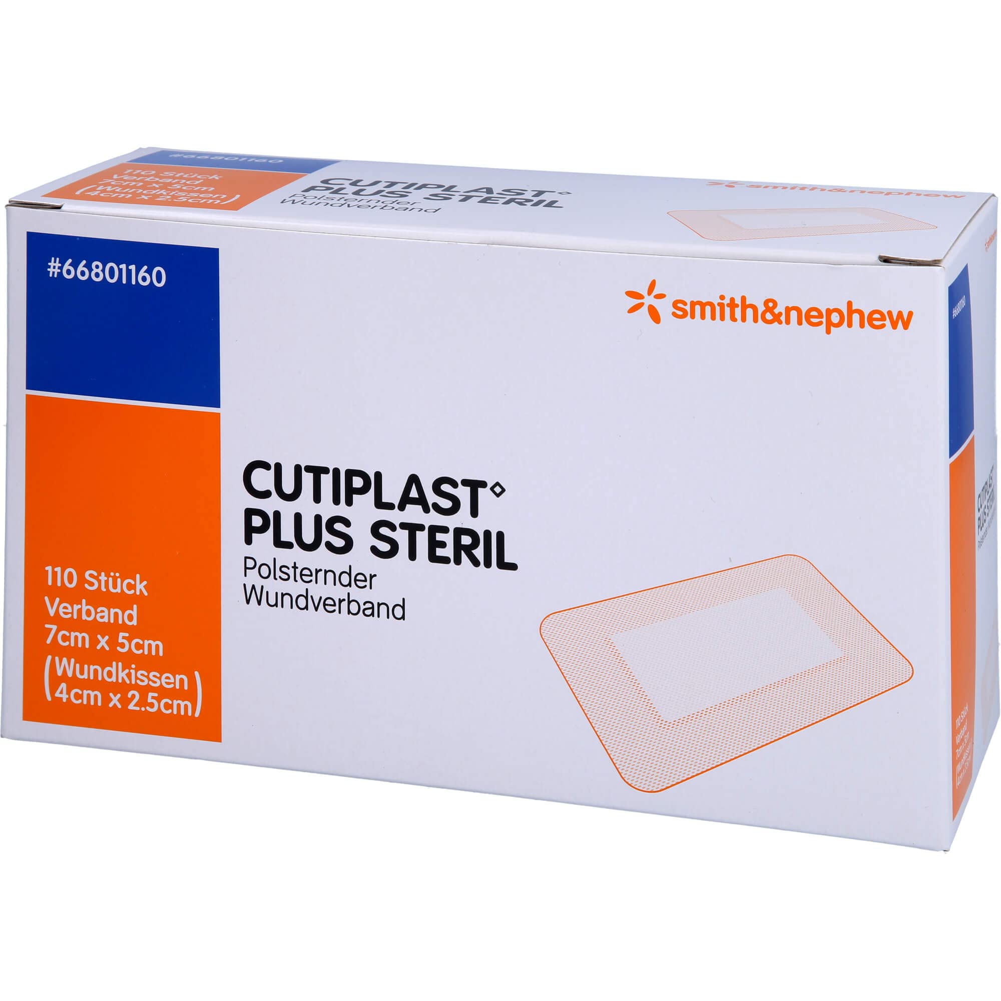 CUTIPLAST Plus steril 5x7 cm Verband 110 St Verband