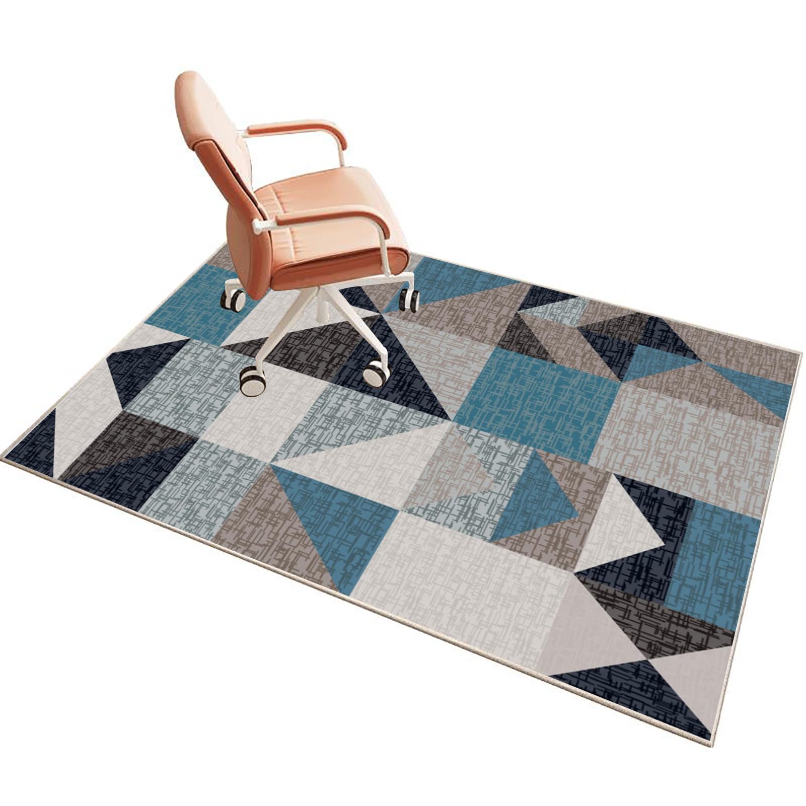 Floor Protection Mat for Hard Floor 150 x 210 cm Desk Chair Mat for Carpet Office Chair Mat for Carpeted Floor Gaming Chair Mat for Hardwood Floor Floor Protectors for Rolling Chairs Protector Rug