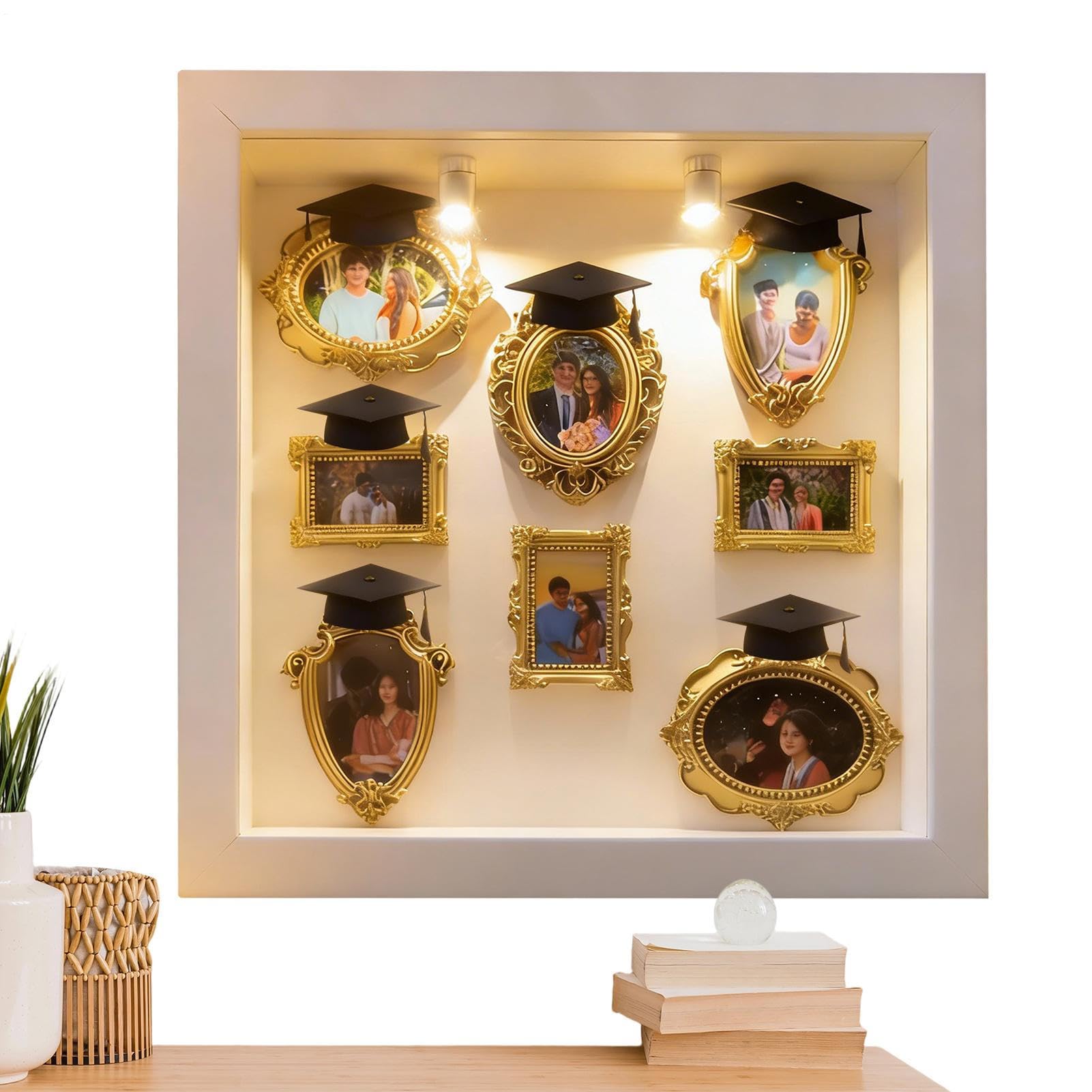 Zrób To Sam Pudełko Muzeum Antyczne Pudełko Na Rękodzieło Sylwetkowe | Zestaw DIY Do Miniaturowych Pudełek Muzealnych Na Ukończenie Studiów Boże Narodzenie Urodziny Ślub Dla Pary Rodziny Dzieci I
