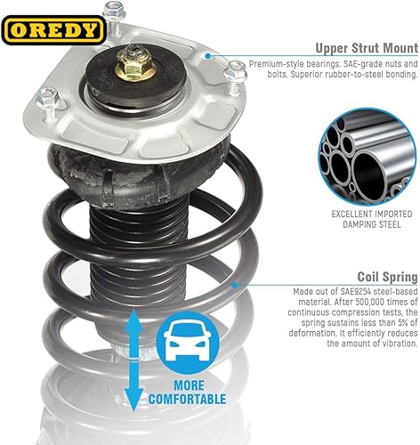 Miniatura 2 de OREDY Puntales delanteros con montaje de resorte helicoidal de repuesto para Volvo XC90 - 11485 11486 2003 - 2013