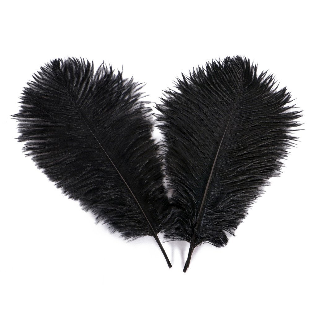 XZEN 5.9"-7.9" Ostrich Feather Plume Decoration DIY Craft Pack of 50PCS PCKJ00010 50PCS