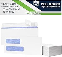 Vista 7 de 250#8 ENVO Security - Sobres autosellables de doble ventana para cheques comerciales (paquete de 250)