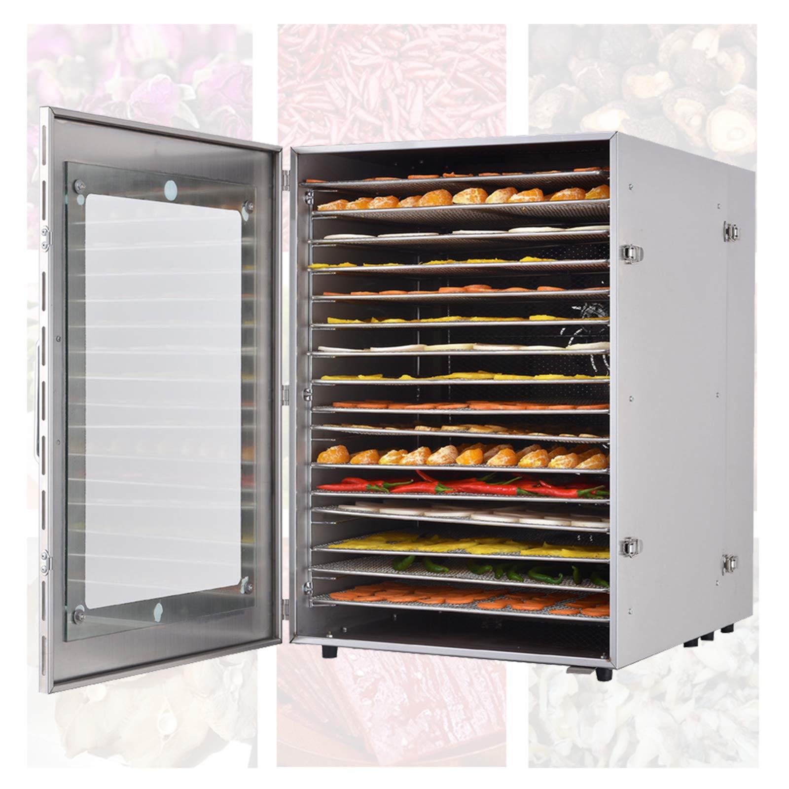 Essiccatore per Frutta Commerciale, Essiccatore per Alimenti, Mango, Verdura, Cibo, Fagioli, Medicinali, Macchina per Frutta Secca per Tè alla Frutta,110v