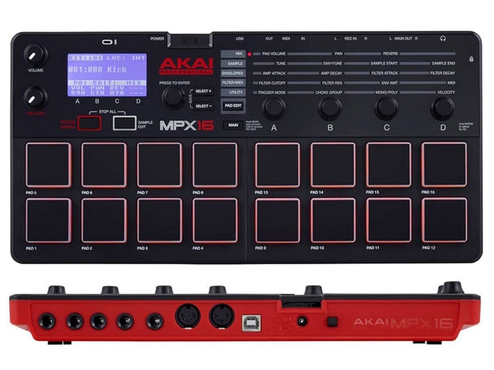 AKAI Professional MPX16 - Portable Finger Drumming Sample