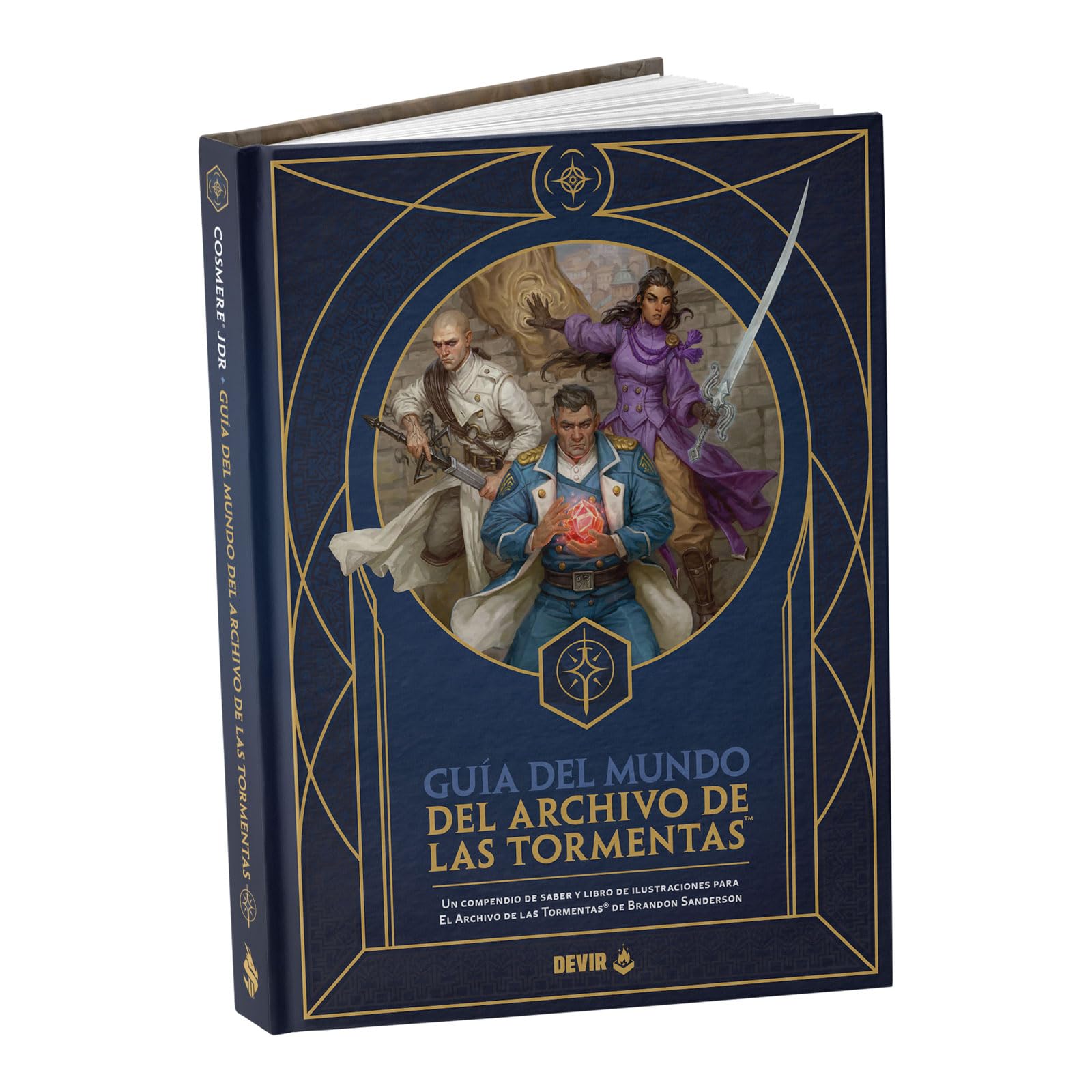Devir - Guía del mundo de Archivo de las Tormentas (Brandon Sanderson) – Libro arte y referencia para rol en el Cosmere (ARTOGUIASP)