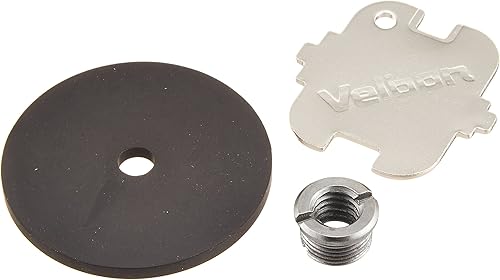 Miniatura 4 de Velbon 408464 - Nivelador de precisión de 2.087 in de diámetro inferior, accesorio de trípode de magnesio