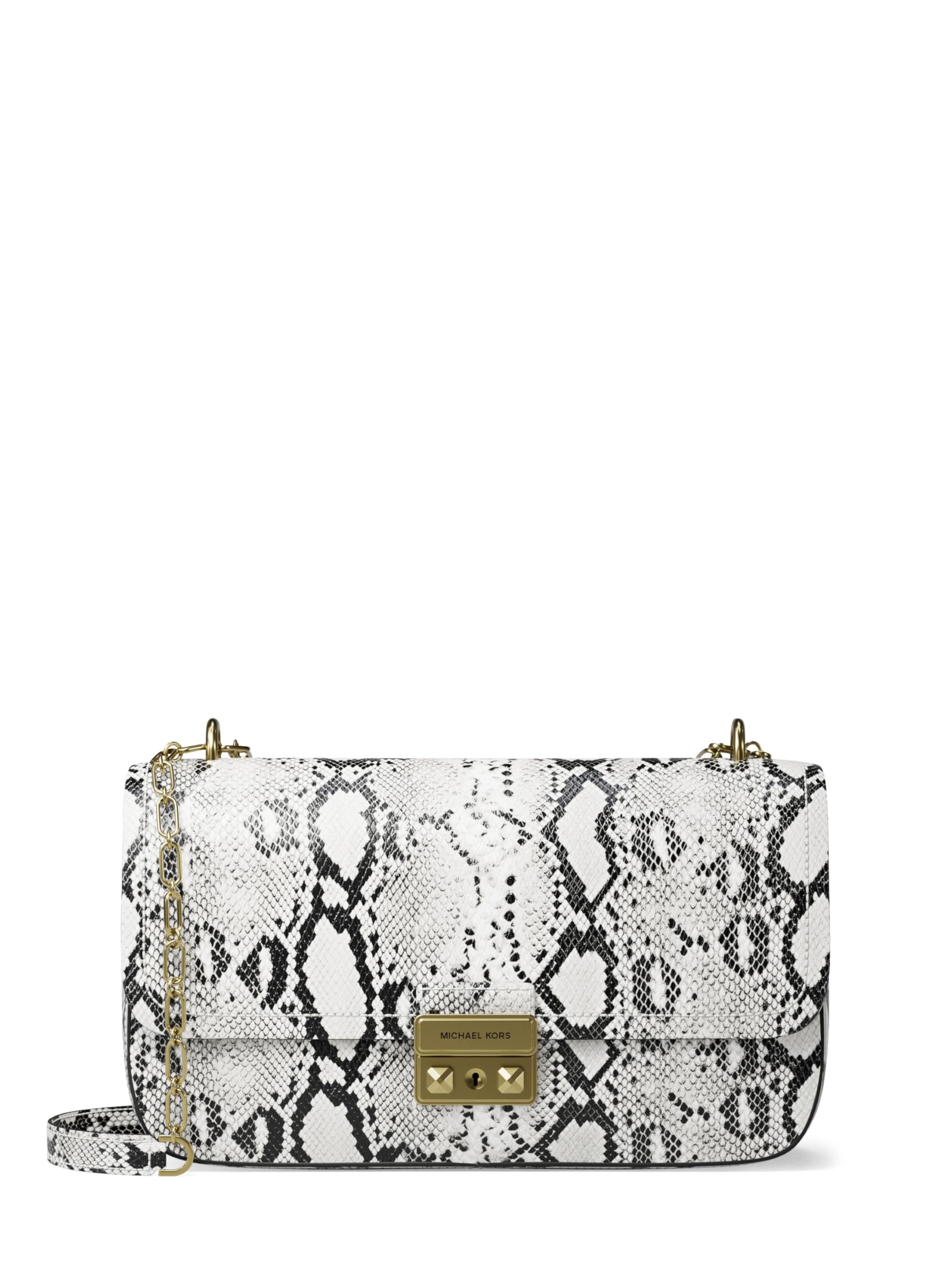 Michael Kors LG CONV CHAIN SHLDR NATURAL