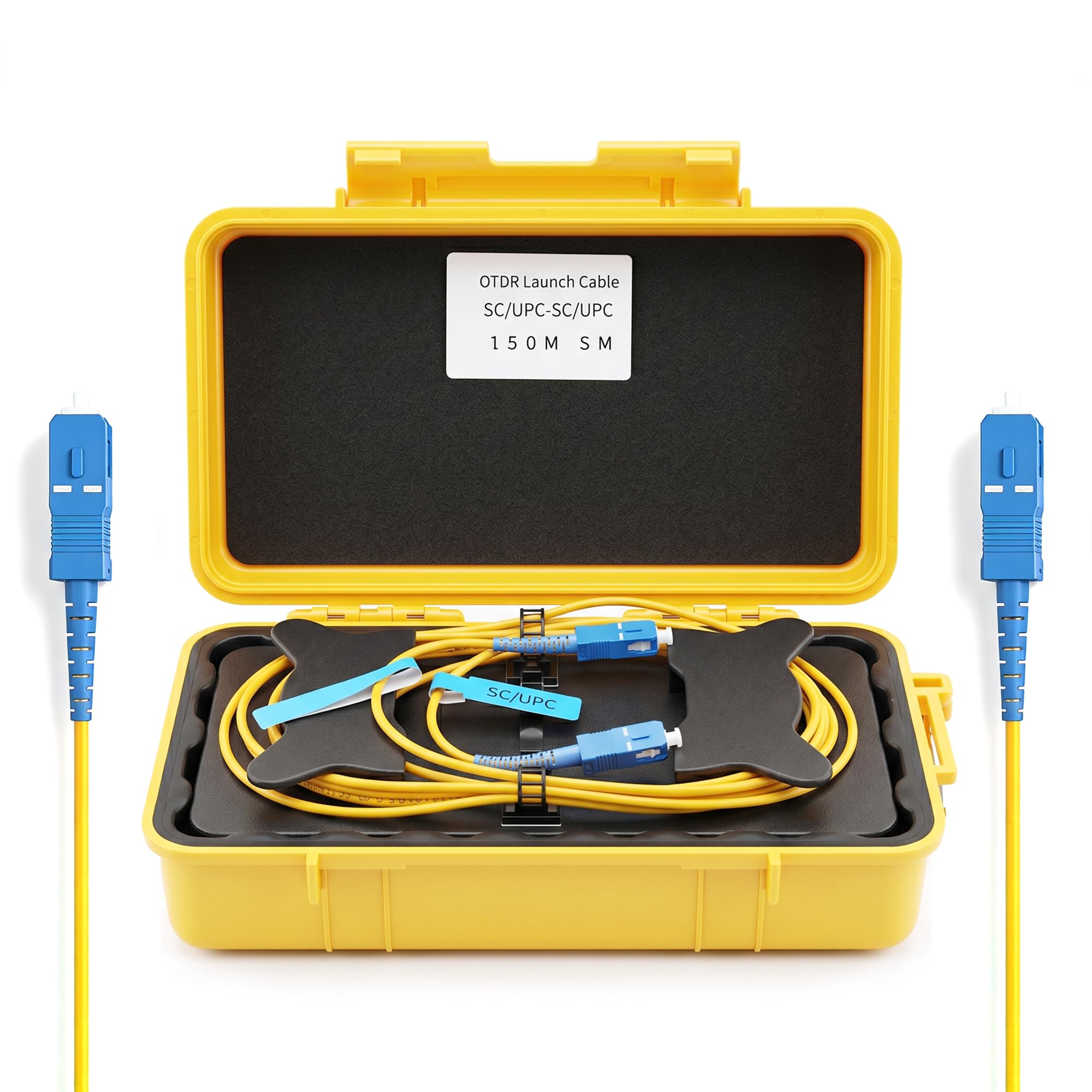 Fiber Optic OTDR Launch Cable Box, SC/UPC-SC/UPC 1000M FTTH Test Tool Dead Zone Eliminator - Single Mode 9/125-picture-30