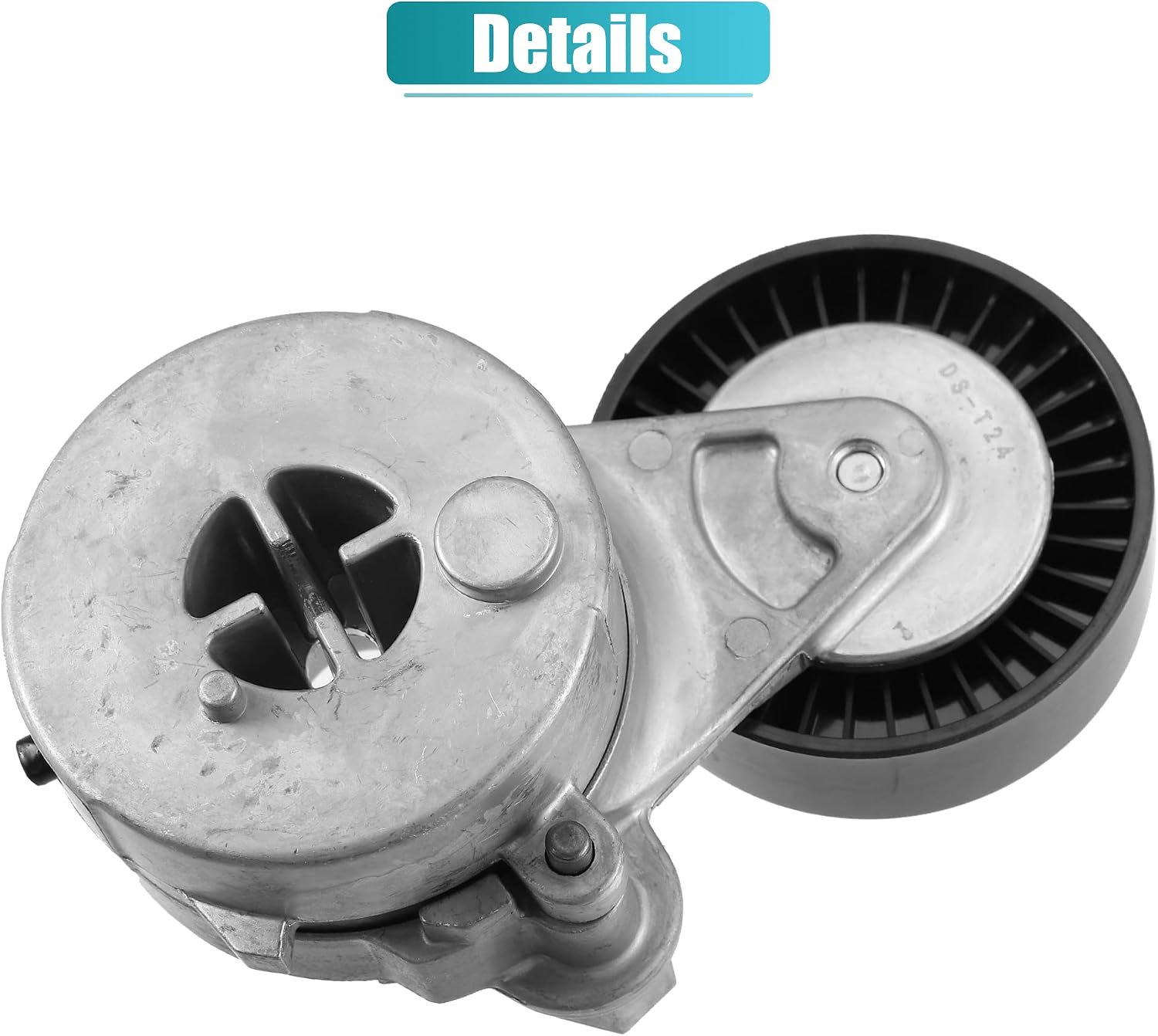 X AUTOHAUX Belt Tensioner Assembly 077903133E for Audi A6 4.2L V8 A/T Quattro Base Sedan 2000-2004 for Audi A8 S6 S8