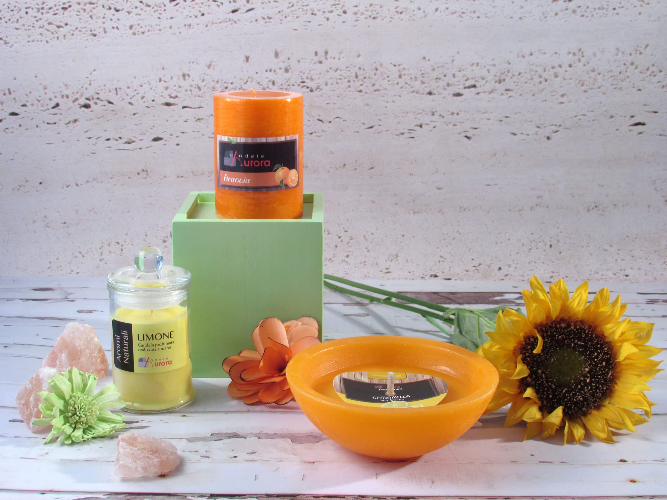 Candele Profumate Agrumi - 2 Pezzi Colonne Eleganti | Profumo Intenso E Duraturo - Foto 10