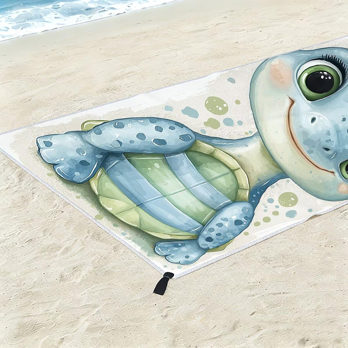 Telo Mare Microfibra, Telo Mare Grande 100x200cm 2 Pezzi, Asciugamano Palestra Donna Asciugatura Rapida, Antisabbia Asciugamano Microfibra, Leggero Asciugamani Palestra per Regalo (Animale) -4032
