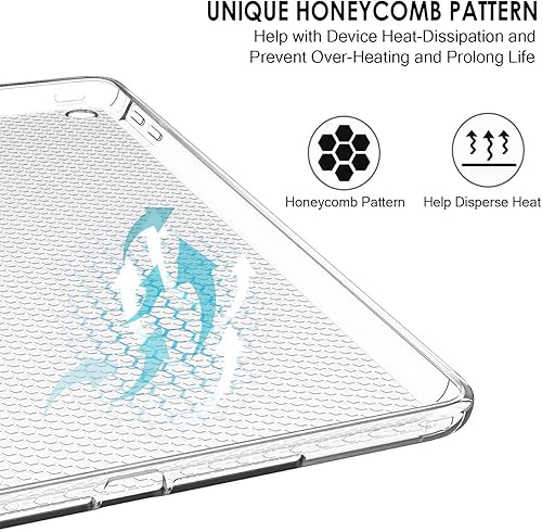 Miniatura 8 de DuraSafe Cases Funda protectora transparente de TPU flexible para iPad PRO de 11 pulgadas, 1 generación, A1980, A1934, A2013, A1979, ligera,