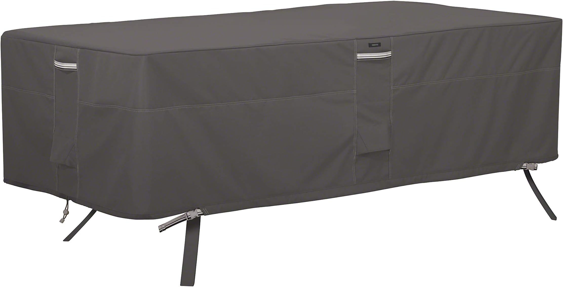 Classic Accessories Ravenna Water-Resistant 84 Inch Rectangular/Oval Patio Table Cover, Outdoor Table Cover