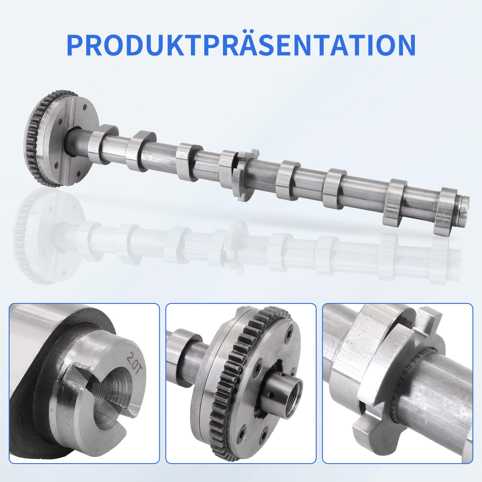 Auslass Einlass Nockenwelle kompatibel mit Audi A3 8P A4 8K A5 8T 8F TT 8J VW Golf 6 Passat 1.8L 06H109021, 06H109021J, 06H109021K, 06H109088C