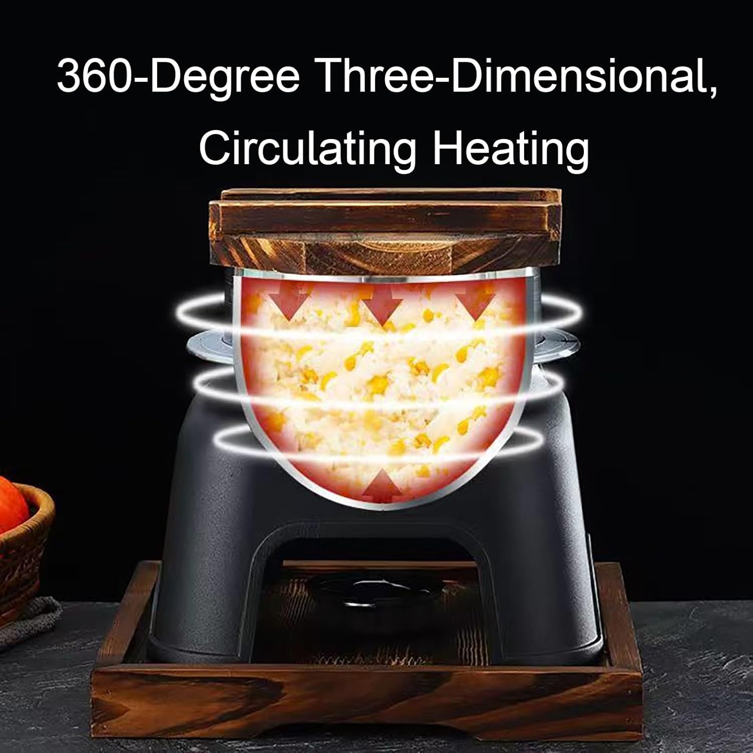 1Pc Rice Camping Cookware, Outdoor Camping Pots and Pans Set, Outdoor Convenient Camping Pan Pot, Travel Portable Stainless Steel