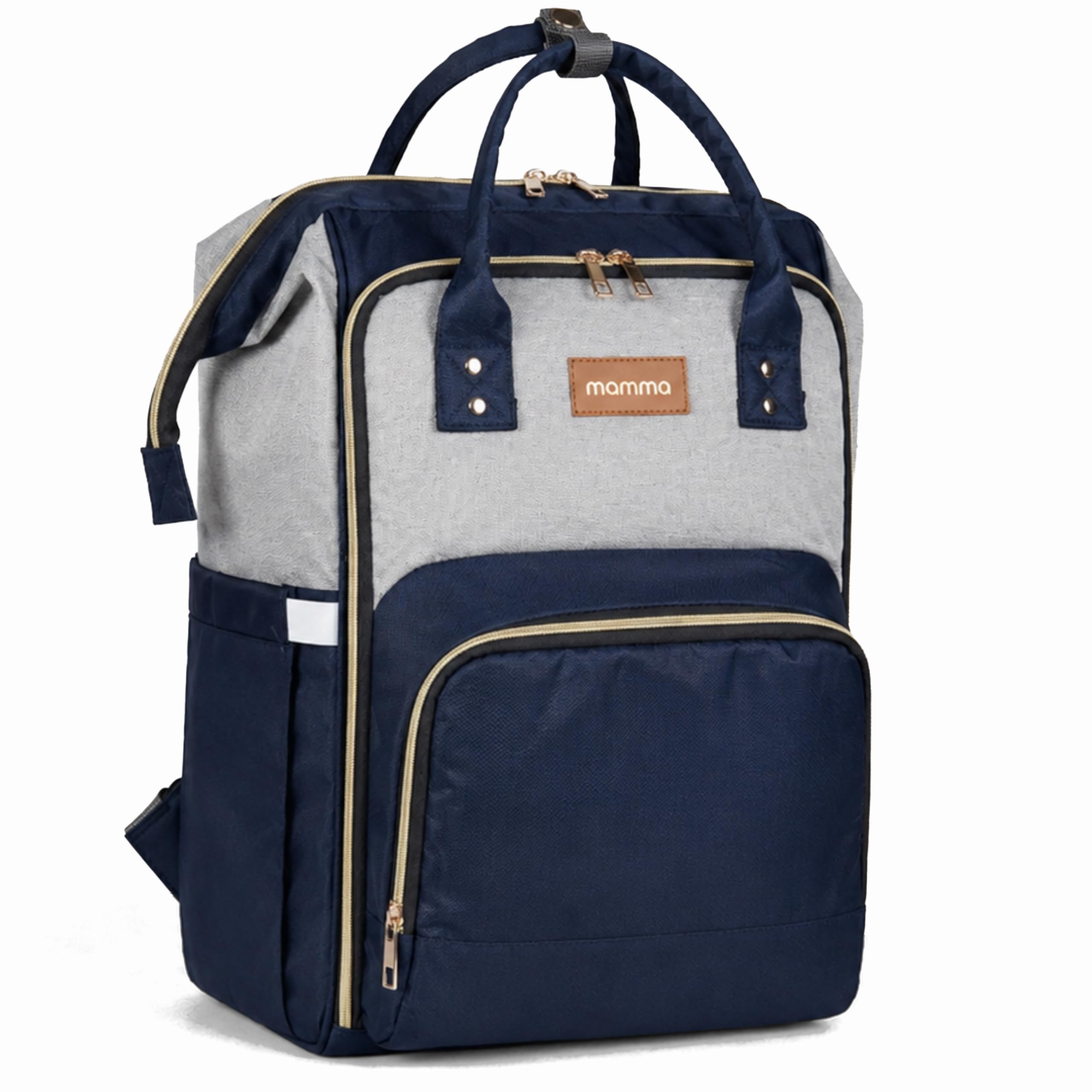MAMMA Dual Partition Diaper Bag For Mothers for Travel, Baby Bag for Mother Travel,16 Pockets Diaper Bags for Mom and Hospital Bag for Delivery Women,Unisex Baby diaper Bag with 9 Month Warranty-picture-36