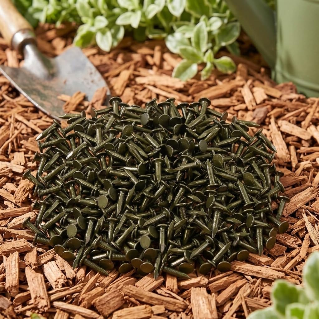 Roofing Nails 3/4 Inch 300 Pcs Coated Steel for Asphalt Tile