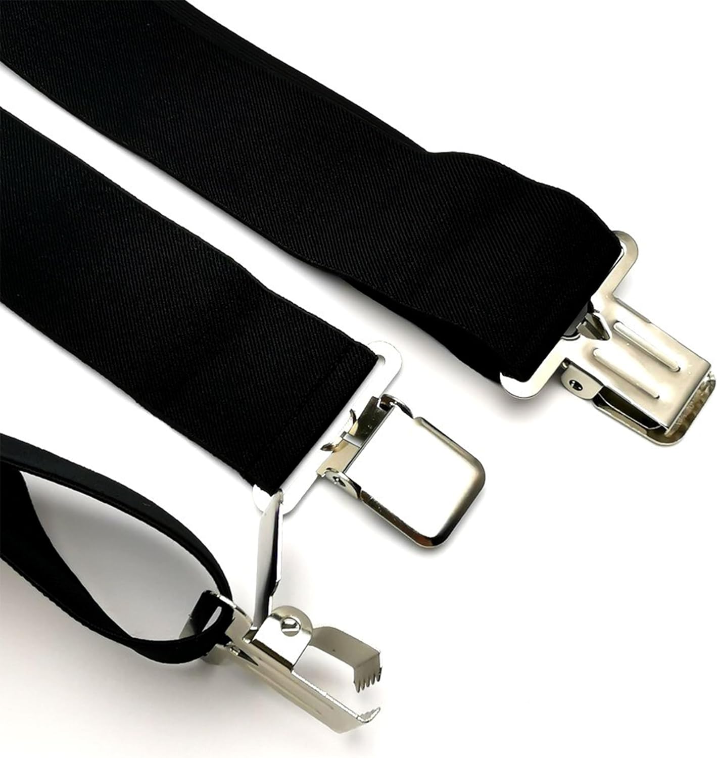 Dibi Suspenders for Men - Adjustable X Back Mens Suspenders with 4 Heavy Duty Strong Clips - Image 4