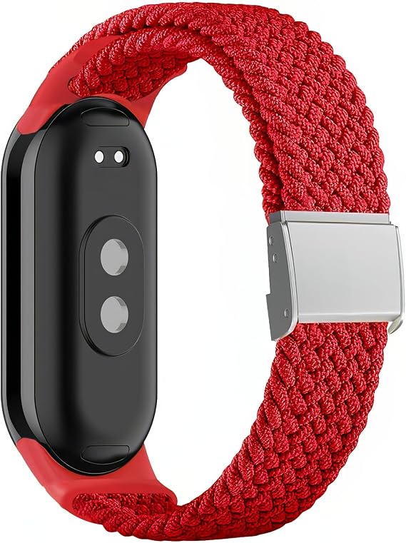 Harikiri Bracelet Tressé Compatible Xiaomi Mi Band 9/8 - Sangle Nylon Élastique Sport Pour Hommes Et Femmes