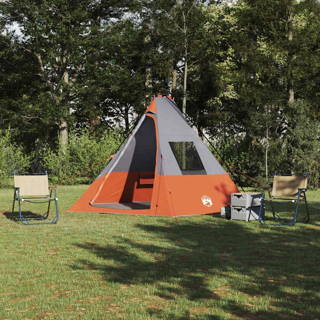 Namiot Tipi zielony 383 x 338 x 217 cm, tafta dla 6 osób