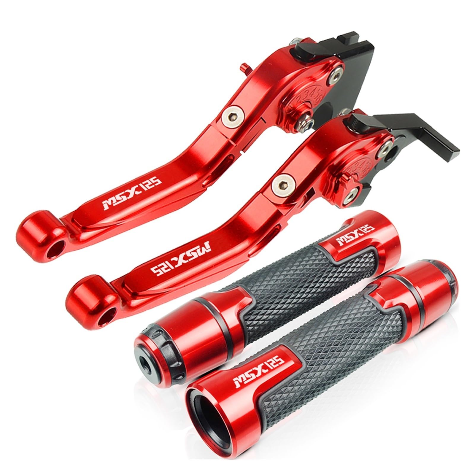 Lsdsaaza 2 For Msx125 Msx-125 014 015 016 017 Motorcycle Cnc Adjustable Foldable Brake Clutch Lever Handle Grips Motorcycle Brake Clutch Lever