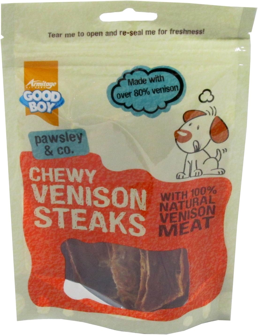 Goodboy Chewy Venison Steaks 80 g