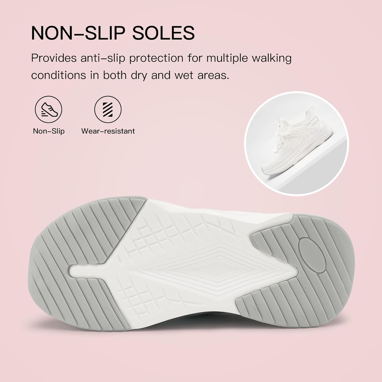 Stelle Girls Tennis Shoes Slip-on Kids Sneakers Lightweight Running Shoe Boys Walking Athletic Flats for Little/Big Kids - Image 6