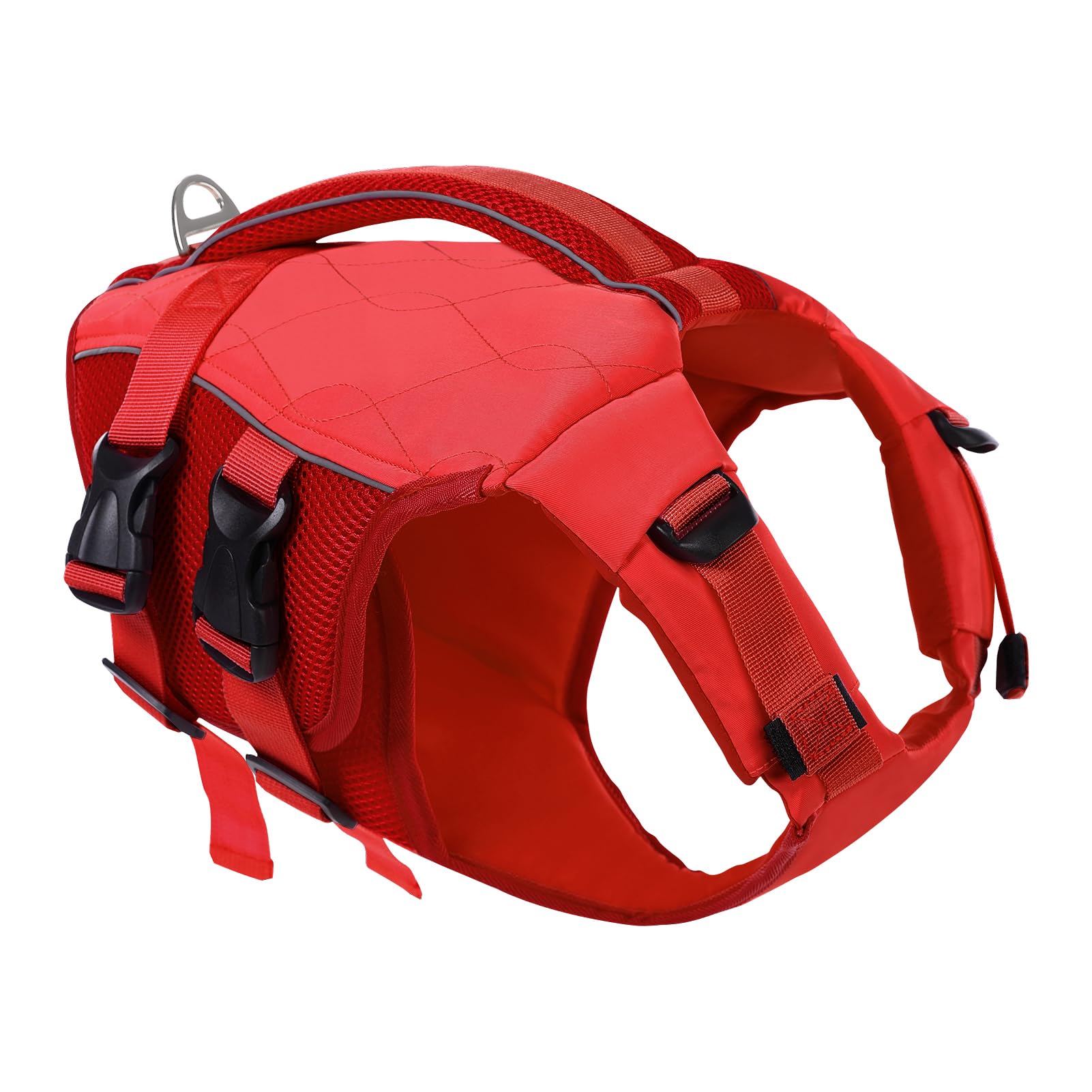 KONVINIT Schwimmweste Hund,Hundeschwimmweste,Schwimmwesten für Hunde -Dog Life Jacket für Kleine Mittel Große Hunde zum Bootfahren,Schwimmen,Surfen,Größenverstellbar mit Griff und Reflektoren