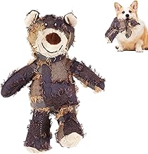 Belligern Unbreakable Dog Toys,Robust Interactive Squeaky Plush Soft Stuffed Dog Teddy Toy for Pets Aggressive Chewers,Promotes Dental Health and Reduces Boredom