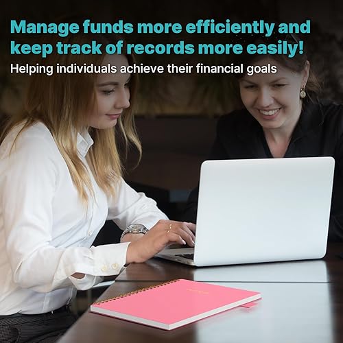 Miniatura 8 de Regolden-Book Libro contable de cheques de gastos, cuaderno de registro de cheques para contabilidad de pequeñas empresas, libro contable con