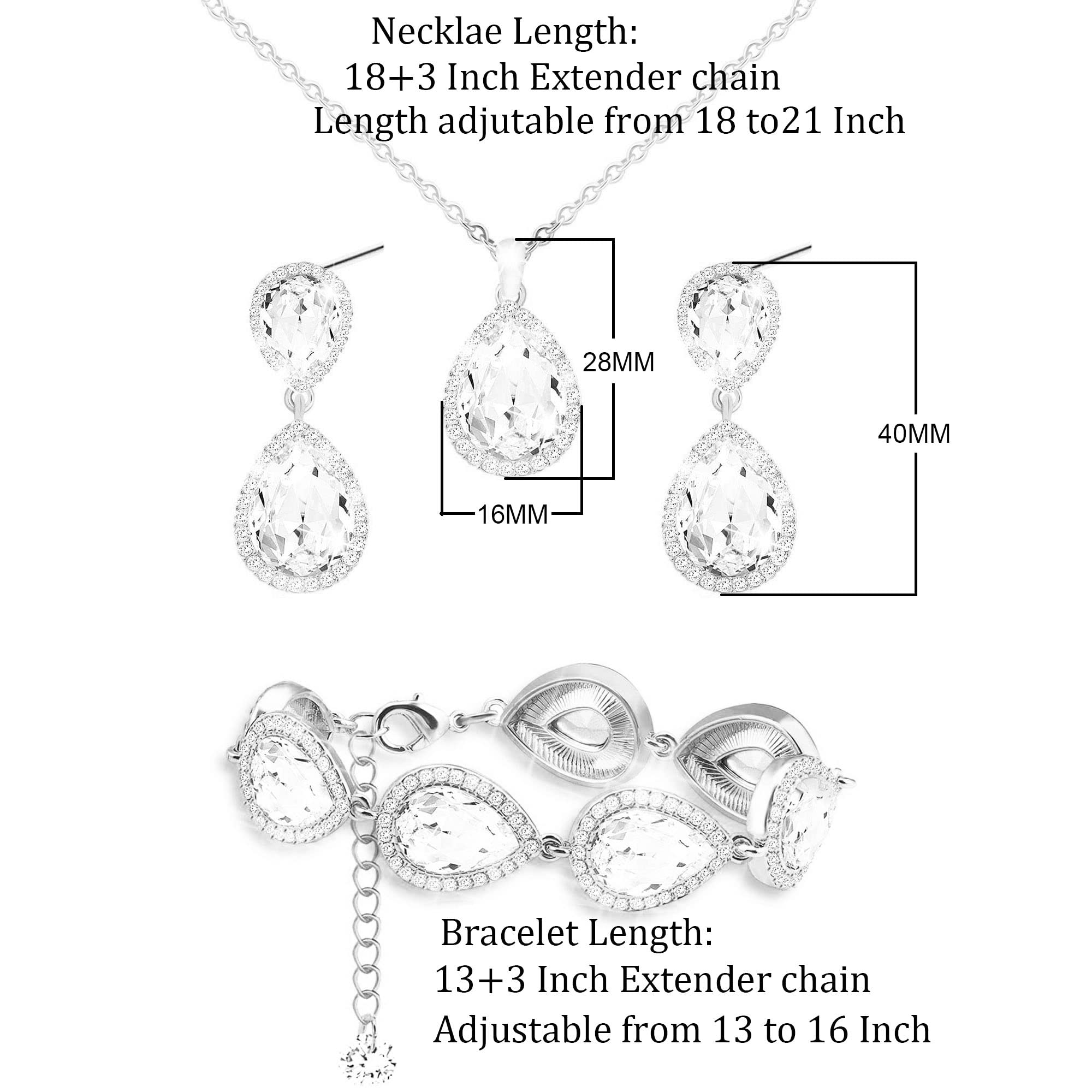 Will You Be My Bridesmaid - Set di gioielli per matrimonio di 4, 6, 8, argento, oro, oro rosa, collana da damigella d'onore, orecchini, set braccialetto - Regali di proposta