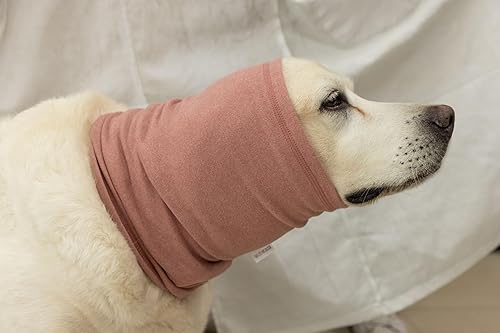 Miniatura 3 de Sombrero de protección de oídos para perros, con cancelación de ruido, con solapa para la cabeza de perro, color rosa, L
