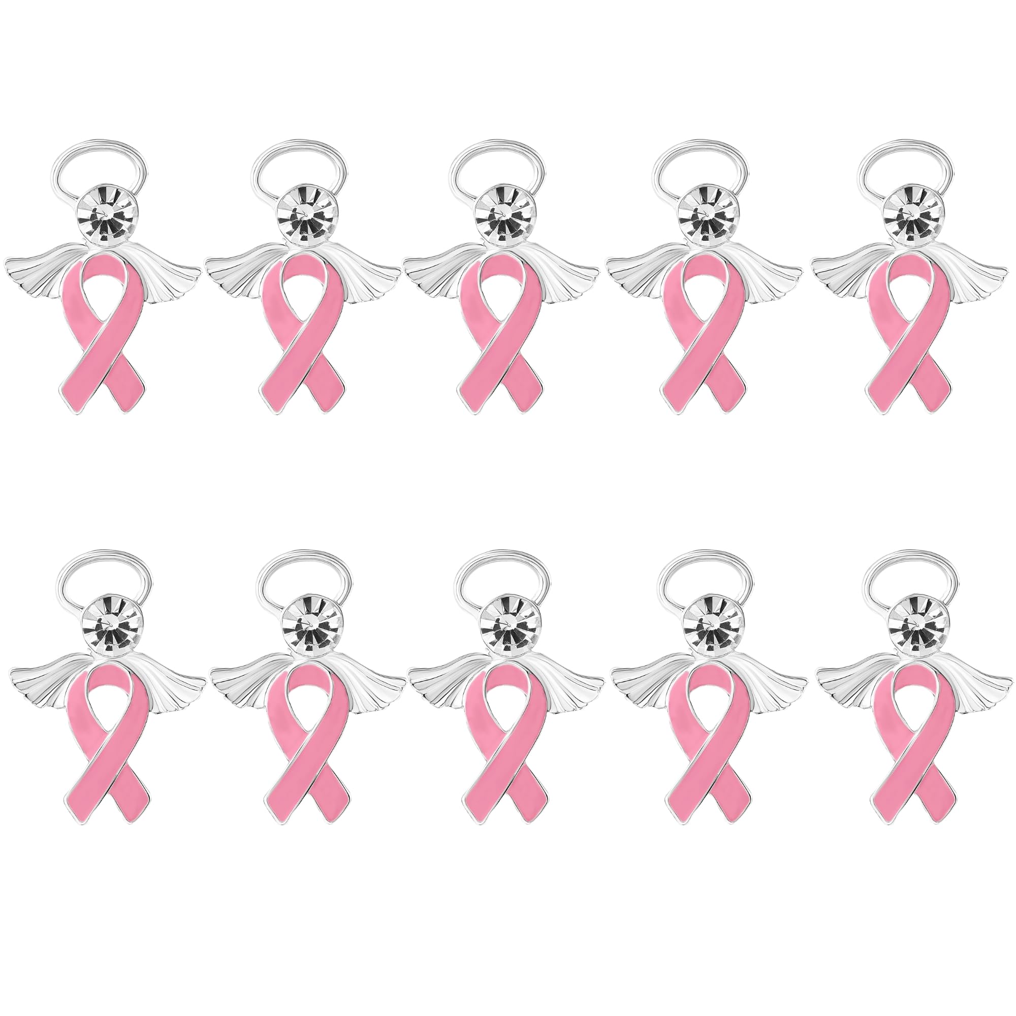 25/50/100/500pcs Breast Cancer Pins - Bulk Pink Ribbon Pins for Breast Cancer Awareness - Perfect for Support Groups, Events, Promotional Gift-Giving and Fundraising