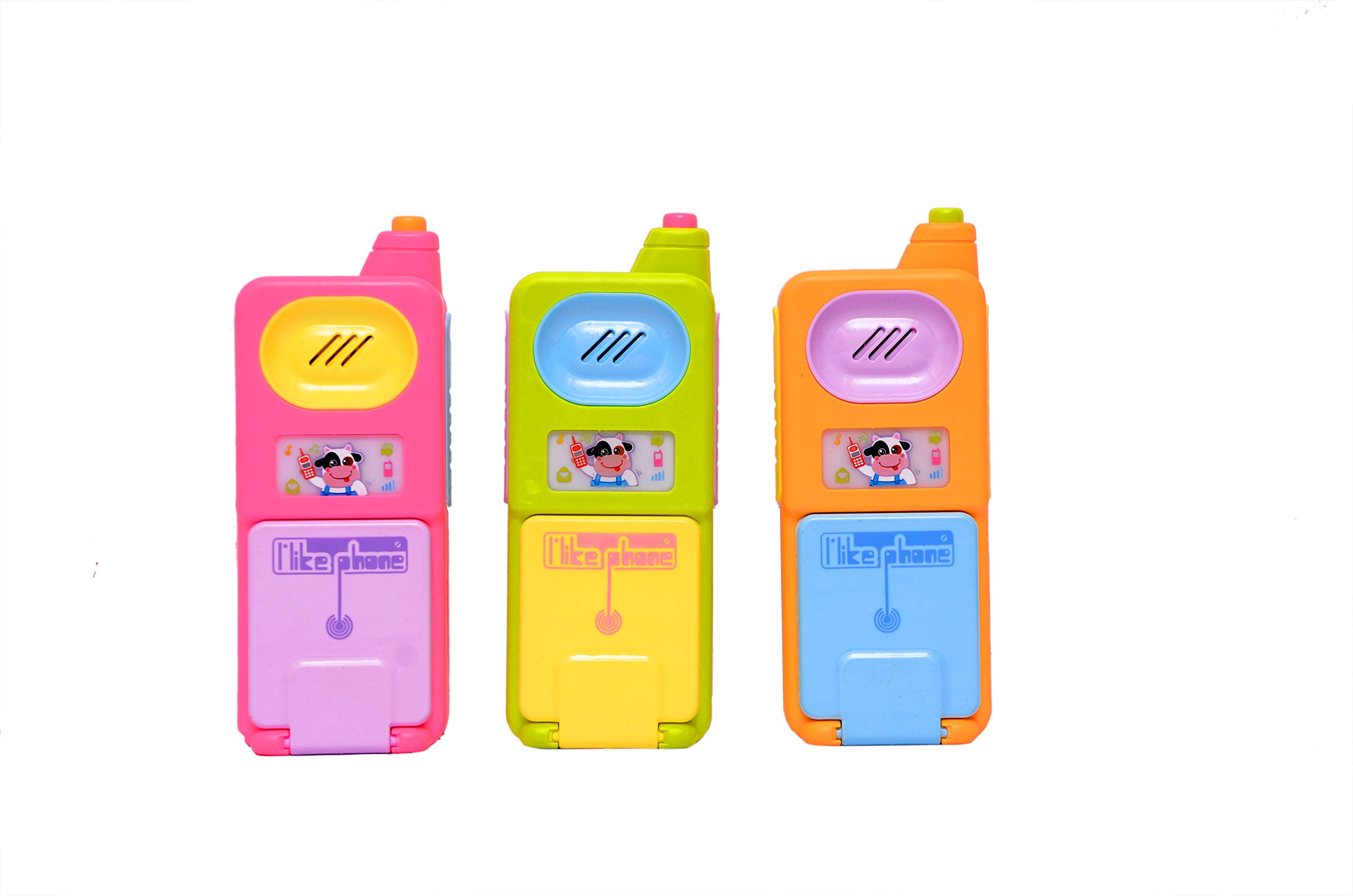 Vibgyor Vibes™ Light and Sound Flap Musical Mobile Cell Phone Toy for Kids - Pack of 1 2