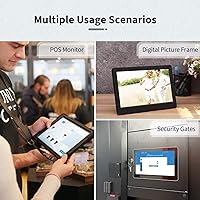 Vista 5 de Tableta con monitor de pantalla táctil Android 12 de 23.8 pulgadas, 16:9 FHD 1080P, WiFi y BT, altavoces integrados, RK3588 4GB RAM y 64GB ROM