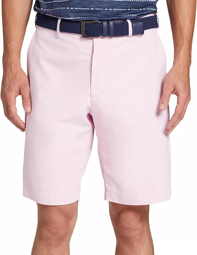 Walter Hagen Men's Perfect 11 Golf Shorts Cream at Amazon Men’s Clothing store