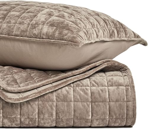 Miniatura 43 de RECYCO - Juego de edredón de terciopelo ligero, ropa de cama con edredón acolchado de gran tamaño y 2 fundas de almohada a juego, para usar todo