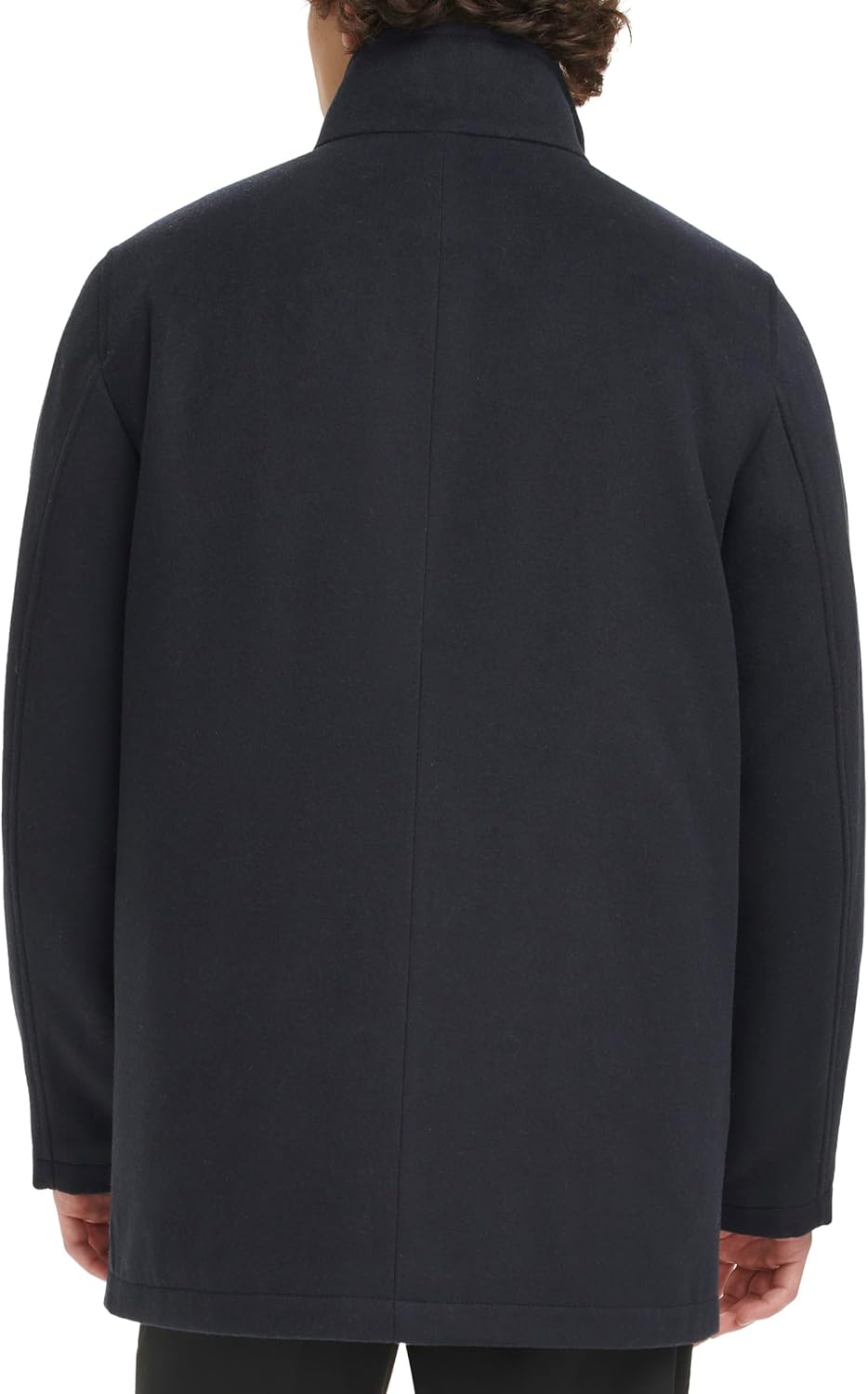 DOCKERS mens Wool Melton Two Pocket Full Length Duffle Coat - Image 4