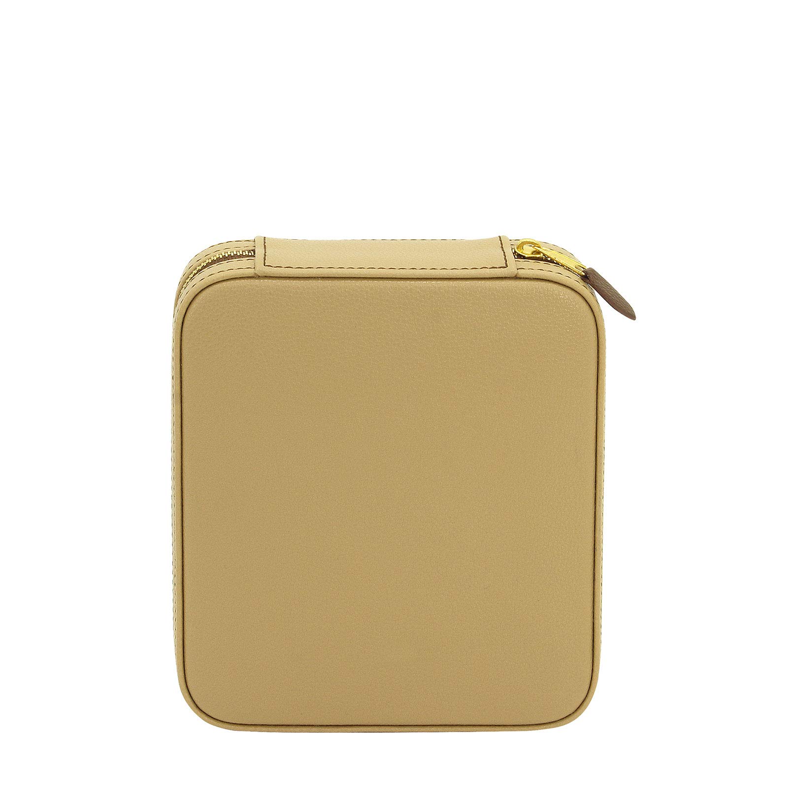Friedrich|23, Reiseetui für Schmuck und Uhren, 15 x 16,5 x 4 cm, Feinsynthetik, Reißverschluss